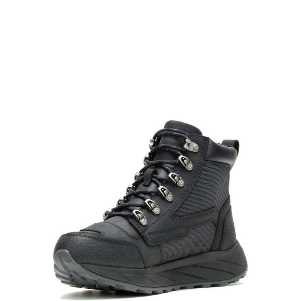 Harley-Davidson Mens Greyford 4.75 Inch Black Boots (NWT) - Picture 5 of 7